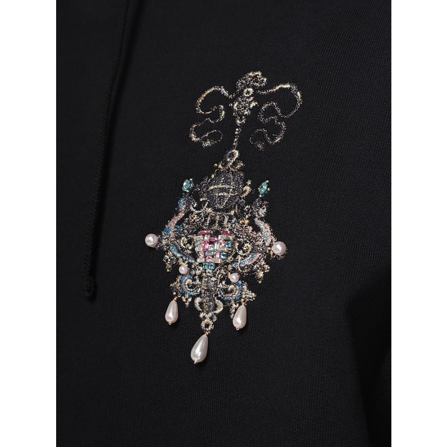GIVENCHY ジバンシィ 裏毛 シャンデリアモチーフ プルオーバー 