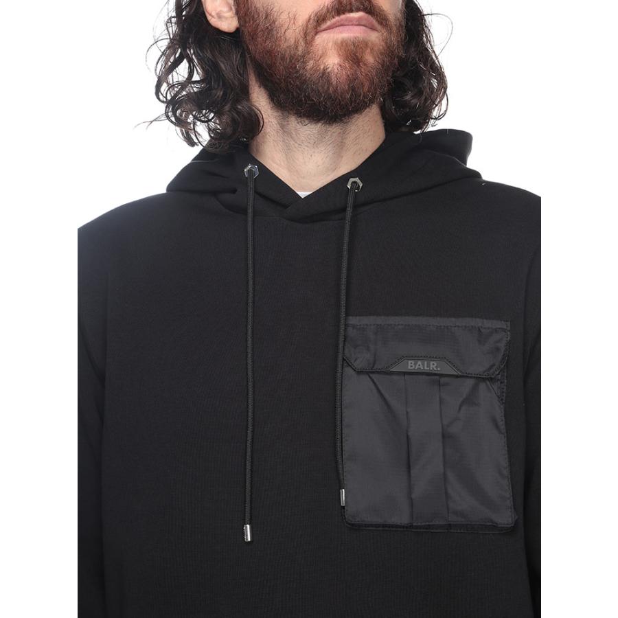 BALR.（ボーラー） ナイロンポケット プルオーバー パーカー メンズ Q
