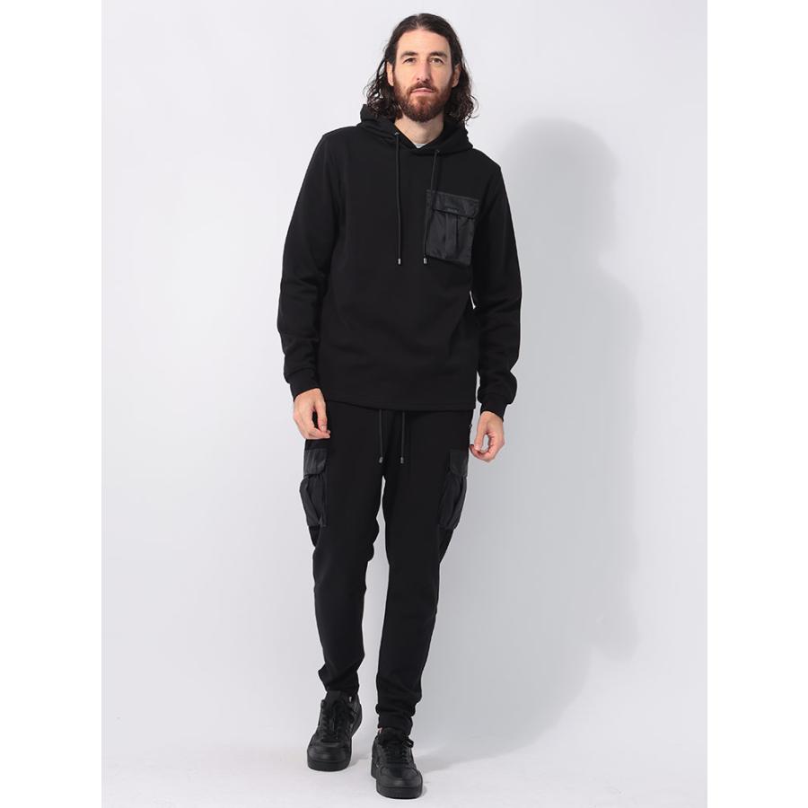 BALR.（ボーラー） ナイロンポケット プルオーバー パーカー メンズ Q