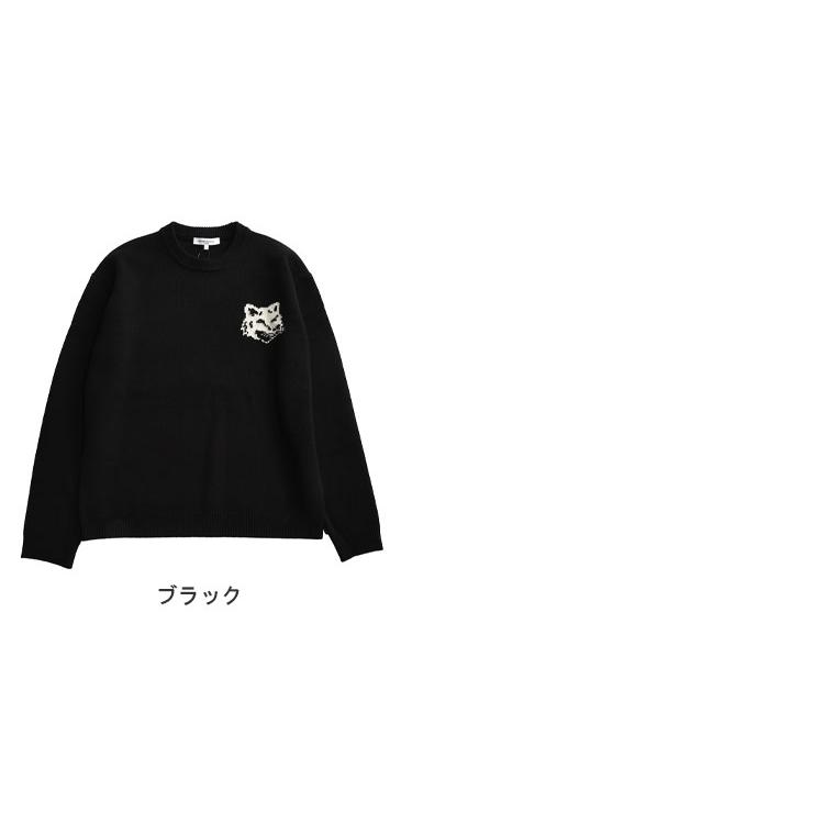 MAISON KITSUNE メゾンキツネ ウール クルーネック セーター MAISON KITSUNE メゾンキツネ ウール クルーネック セーター
