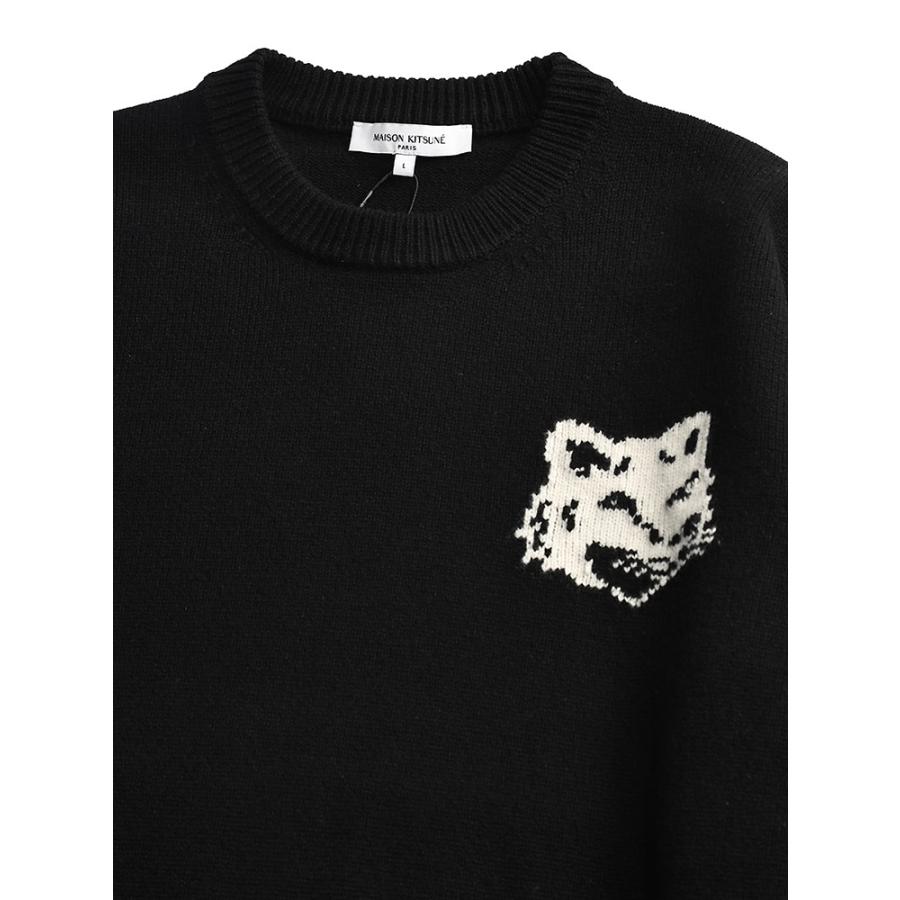 MAISON KITSUNE メゾンキツネ ウール クルーネック セーター MAISON KITSUNE メゾンキツネ ウール クルーネック セーター