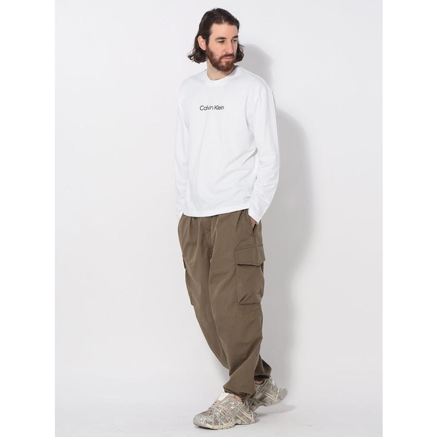 Calvin Klein カルバンクライン ロゴプリント クルーネック 長袖