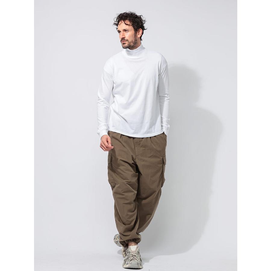 AURALEE（オーラリー） コットン 無地 ハイネック 長袖 Tシャツ