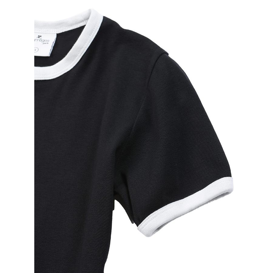 courreges クレージュ コットン シグネチャーコントラスト courreges クレージュ コットン シグネチャーコントラスト
