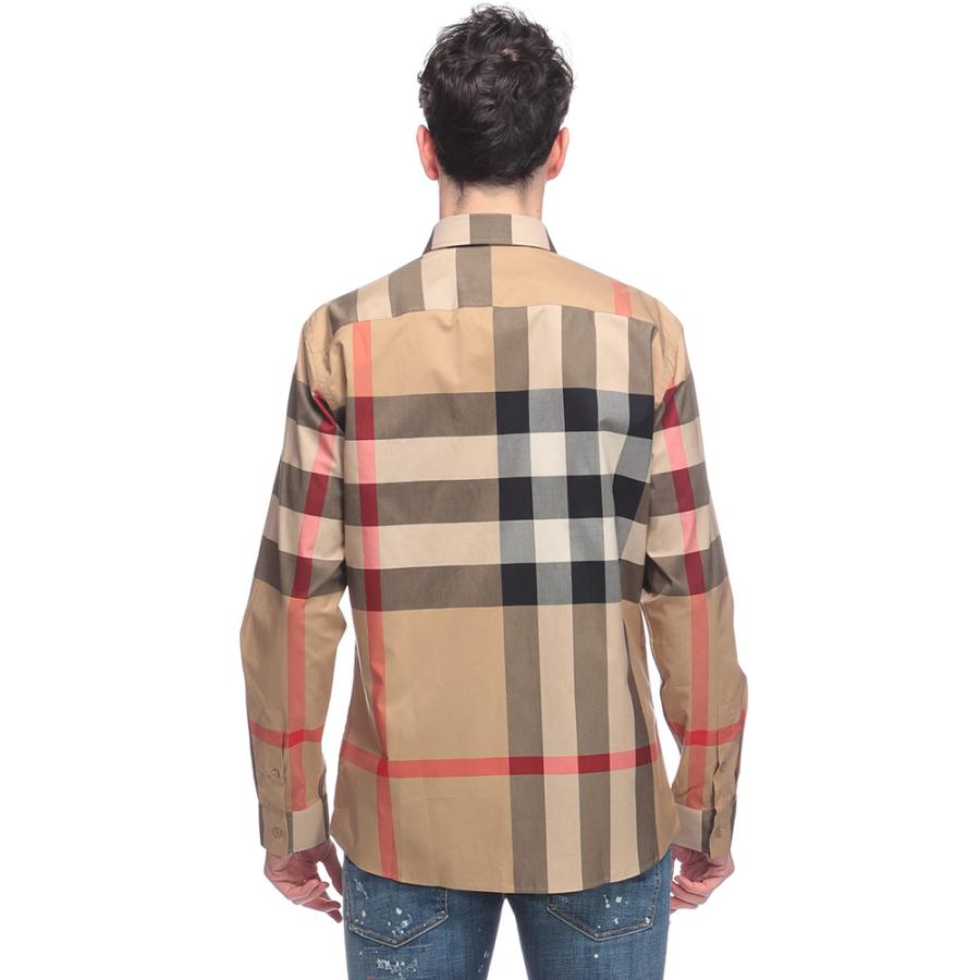 BURBERRY（バーバリー） 綿100％ チェック柄 長袖 シャツ メンズ