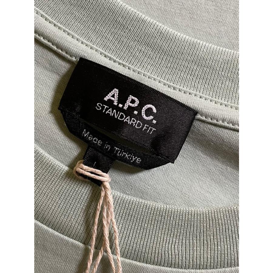 A.P.C.（アーペーセー） フロッキー ロゴ クルーネック 半袖 Tシャツ