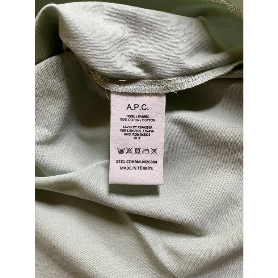 A.P.C.（アーペーセー） フロッキー ロゴ クルーネック 半袖 Tシャツ