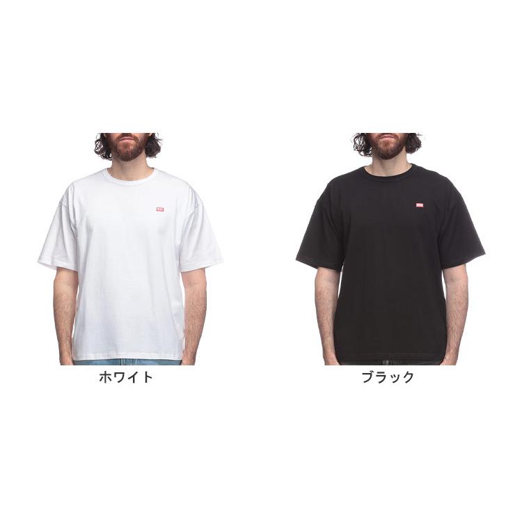 DIESEL（ディーゼル） ワンポイント ロゴ クルーネック 半袖 Tシャツ 