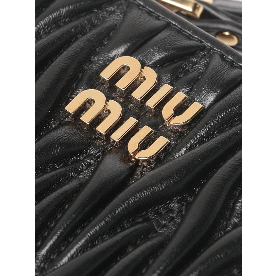 miu miu（ミュウミュウ） 財布 レディース マテラッセ レザー 2つ折り