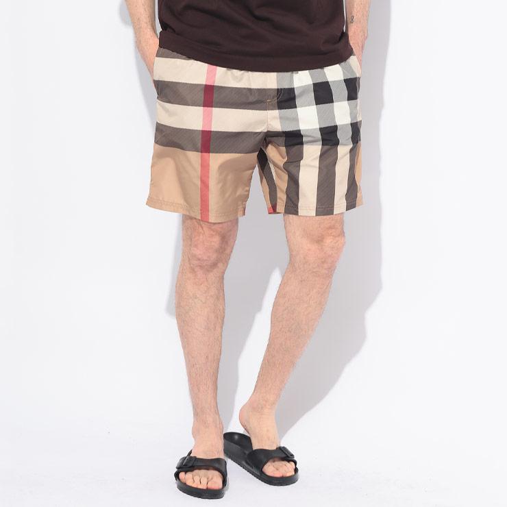 BURBERRY（バーバリー） スイムショーツ メンズ チェック柄 メッシュ