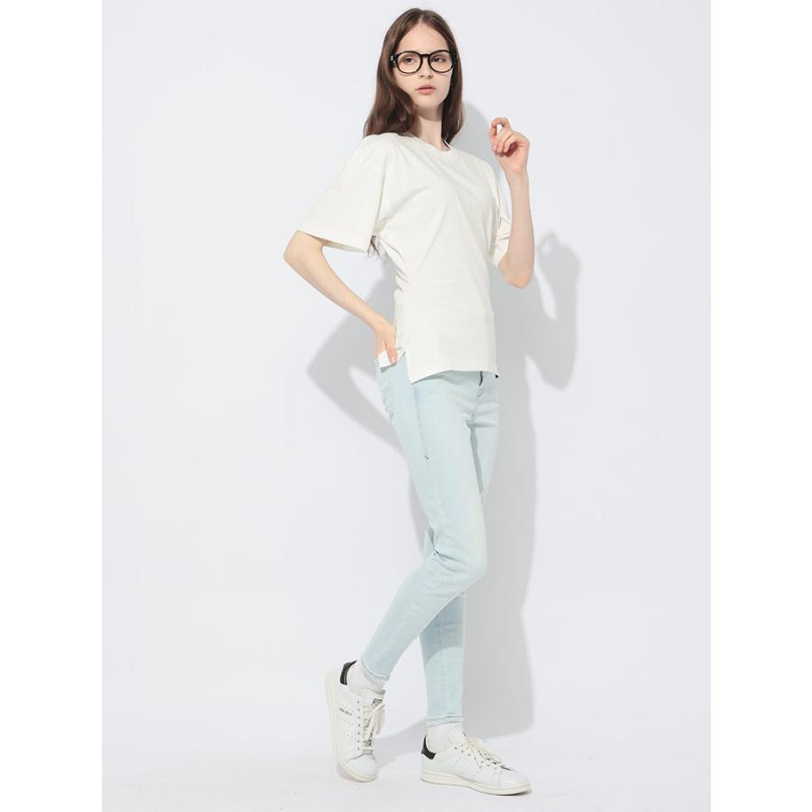 courreges（クレージュ） 半袖 Tシャツ レディース ウエストシェイプ 