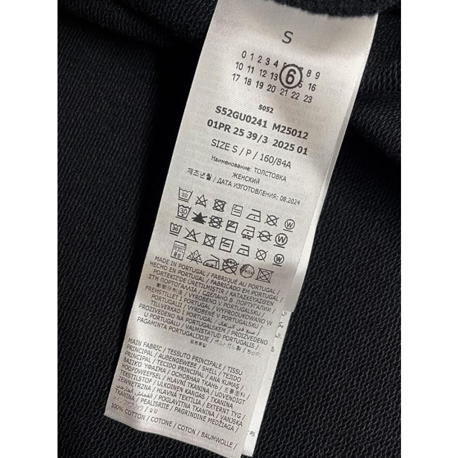 エムエムシックス メゾン マルジェラ MM6 Maison Margiela パーカー レディース ロゴプリント ショート丈 MM6GU0241M25012の画像