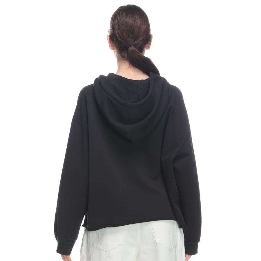 エムエムシックス メゾン マルジェラ MM6 Maison Margiela パーカー レディース ロゴプリント ショート丈 MM6GU0241M25012の画像