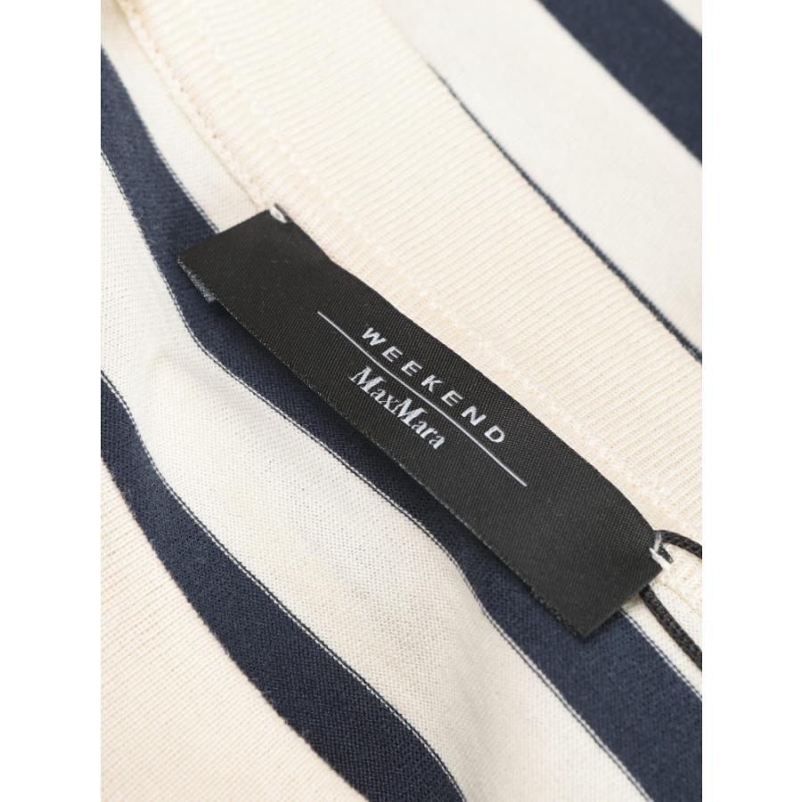 Max Mara（マックスマーラ） ワンポイント ボーダー柄 クルーネック