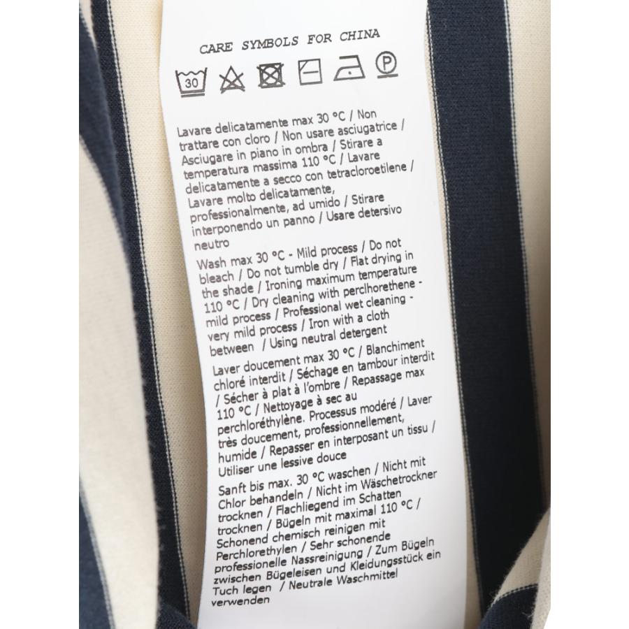 Max Mara（マックスマーラ） ワンポイント ボーダー柄 クルーネック