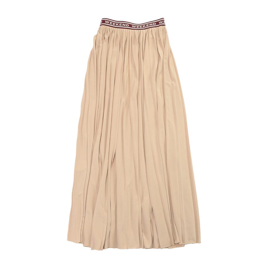Max Mara（マックスマーラ） プリーツ ジャージー ロゴウエスト