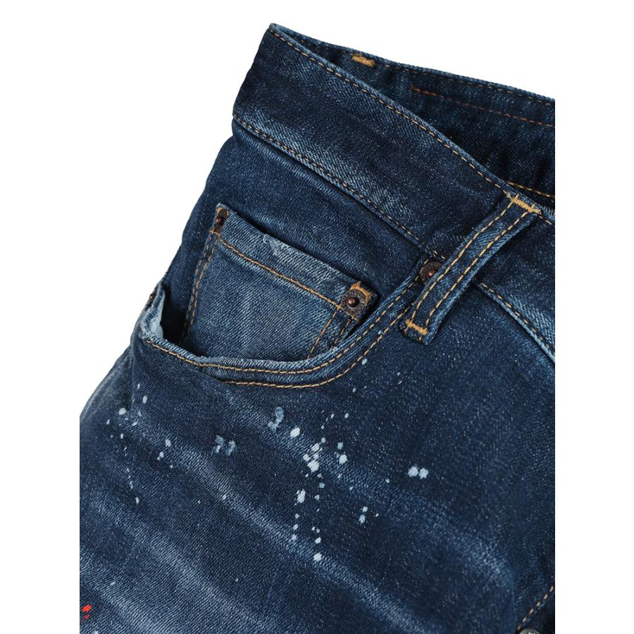 【希少】DSQUARED2 ディースクエアード 濃紺 セルビッチ 赤耳 44 DSQUARED2（ディースクエアード） メンズ Bro Jean デニムパンツ