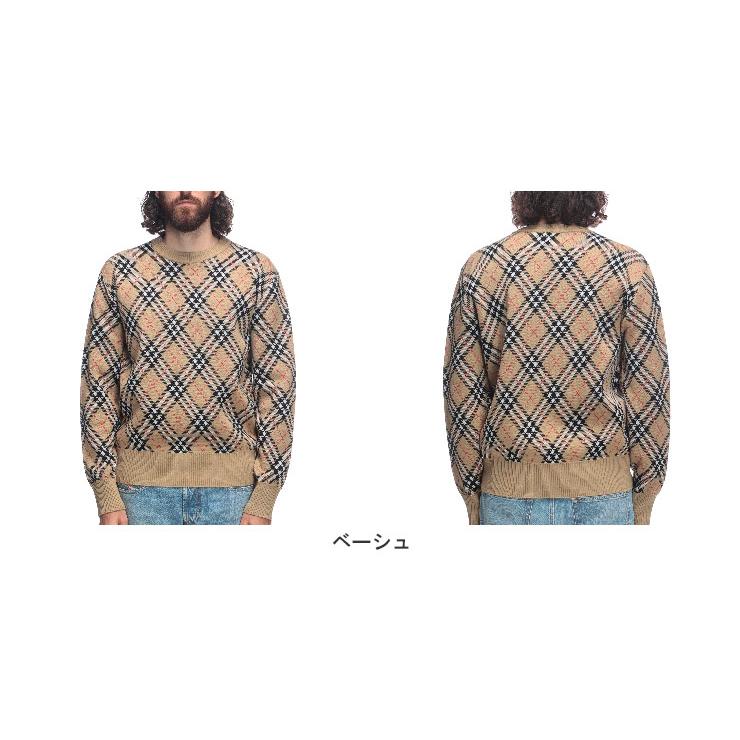 BURBERRY（バーバリー） ニット メンズ チェック ウールブレンド