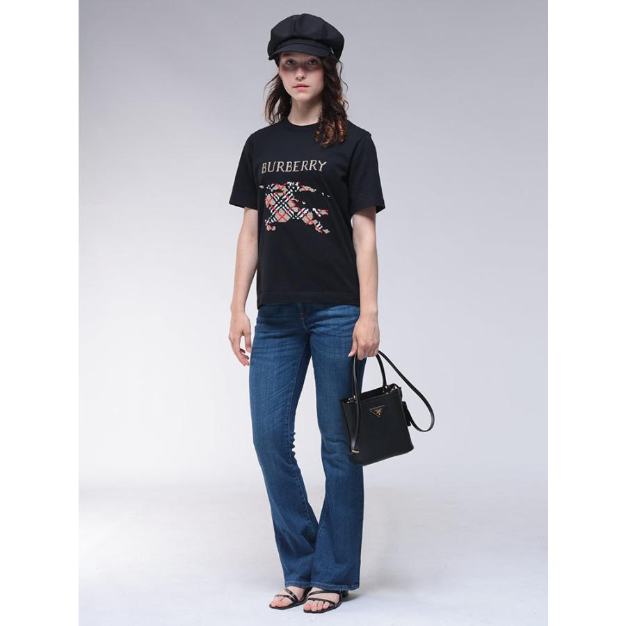 BURBERRY（バーバリー） クロスステッチロゴ クルーネック 半袖 T