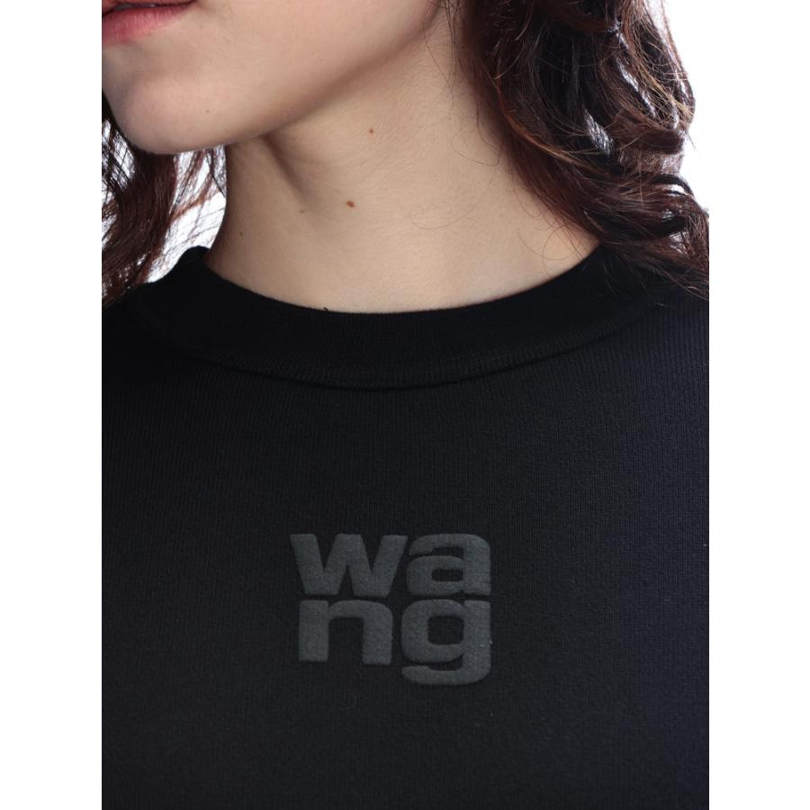 alexanderwang.t ロゴ刺繍 クルーネック トレーナー wang alexanderwang（アレキサンダー・ワン） ワンポイント クルーネック