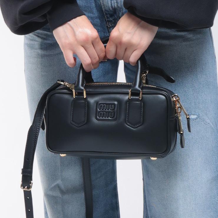 miu miu（ミュウミュウ） アルカディ レザー バッグ MIU5BB142ACR3