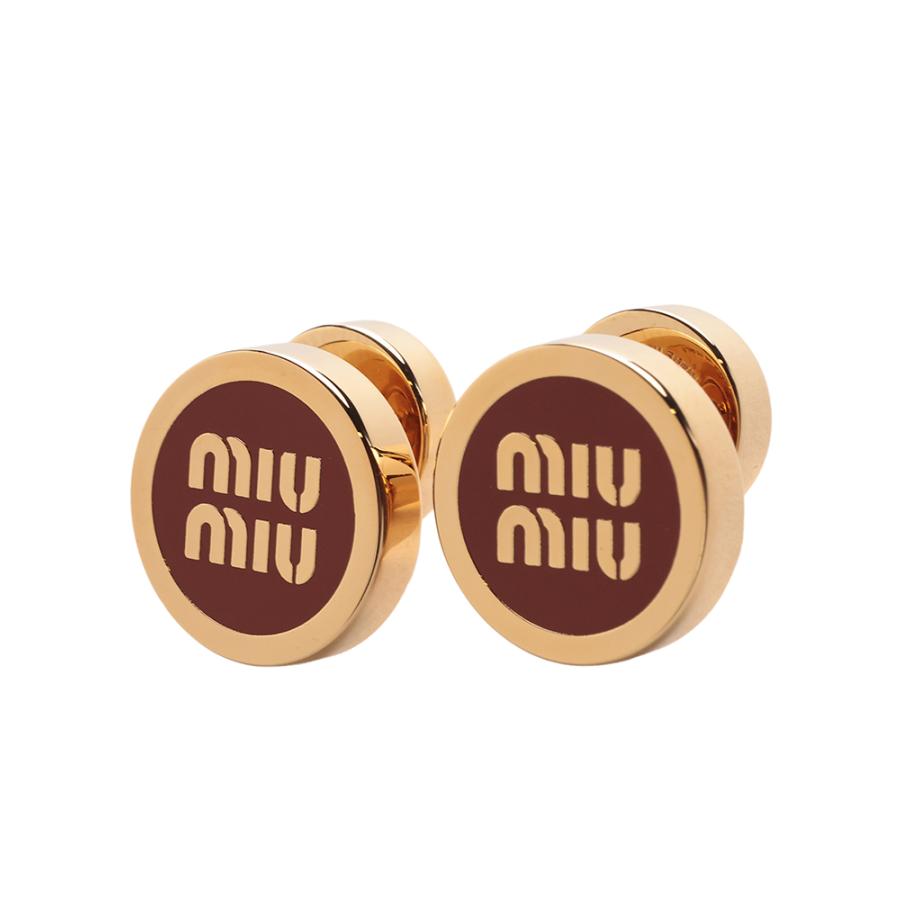 miu miu（ミュウミュウ） エナメルメタル ピアス MIY5JO9122F6T : ゼン