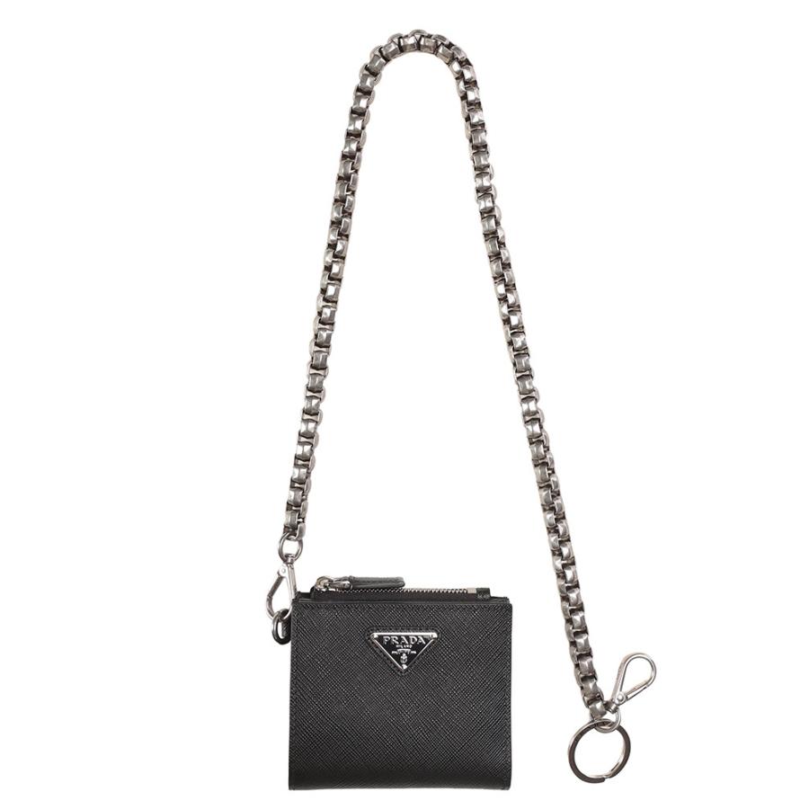 PRADA（プラダ） チェーン付 サフィアーノレザー 財布 PR2ML0492HJD