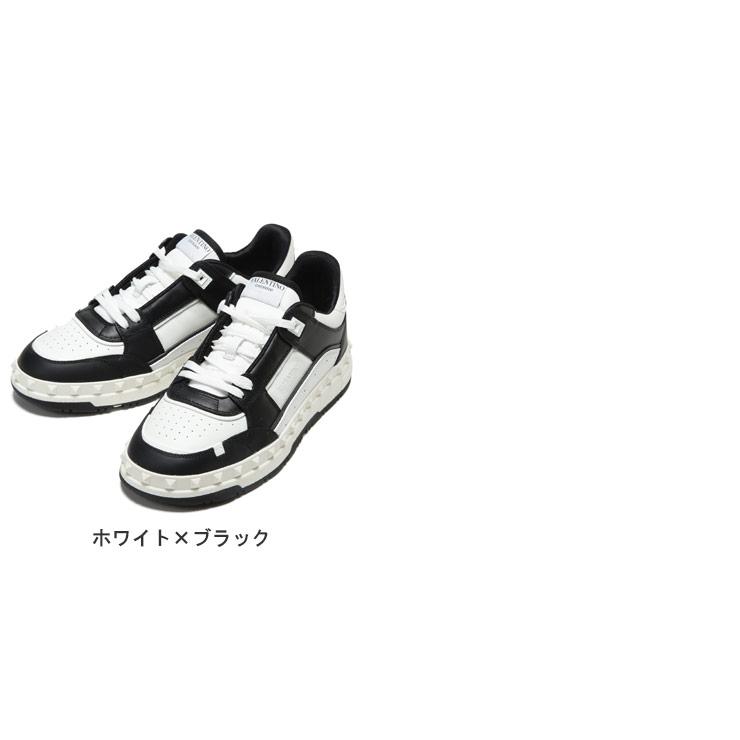 ヴァレンティノ メンズ  VALENTINO フリードット カーフスキン ロートップスニーカー VL7Y2S0H43RDGの画像