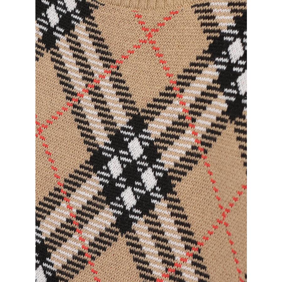 BURBERRY（バーバリー） エンブロイダード チェック クルーネック