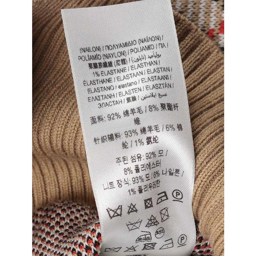 BURBERRY（バーバリー） エンブロイダード チェック クルーネック