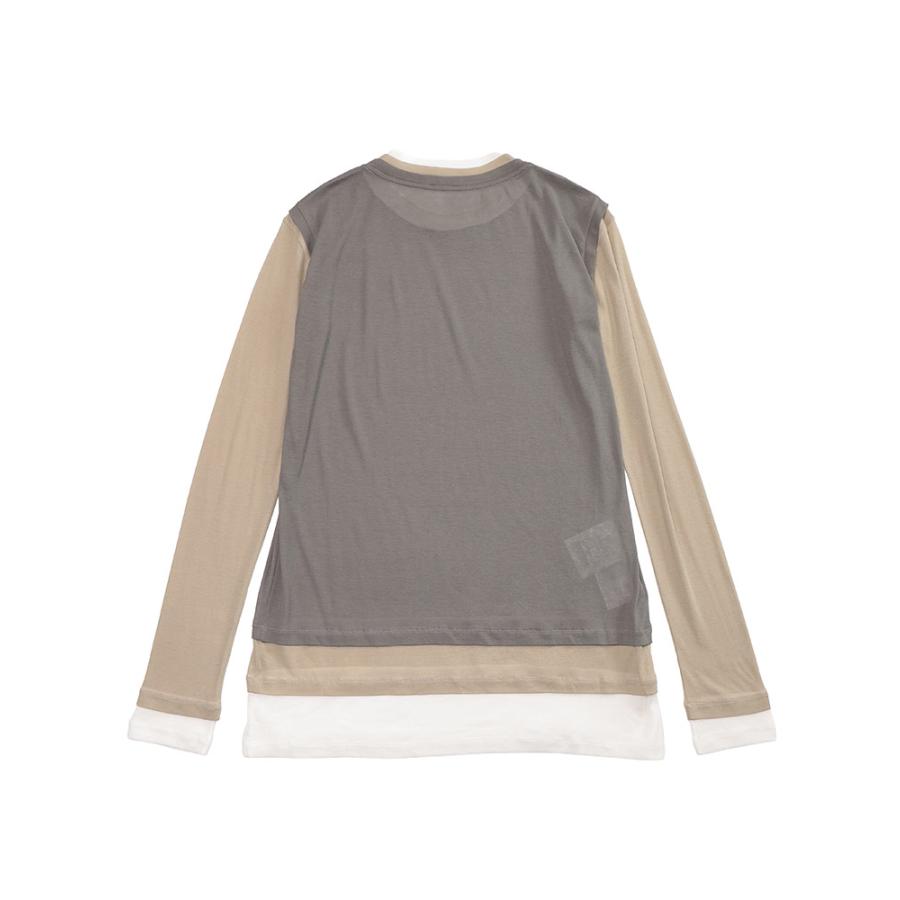 miu ミュウミュウ MIU 3レイヤード コットンガーゼ クルーネック