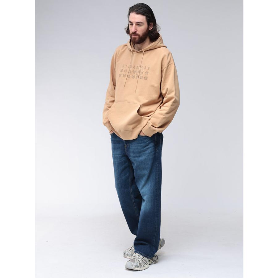 エムエムシックス メゾン マルジェラ メンズ  MM6 Maison Margiela ナンバリング プルオーバー パーカー MM6GU0035M25025の画像