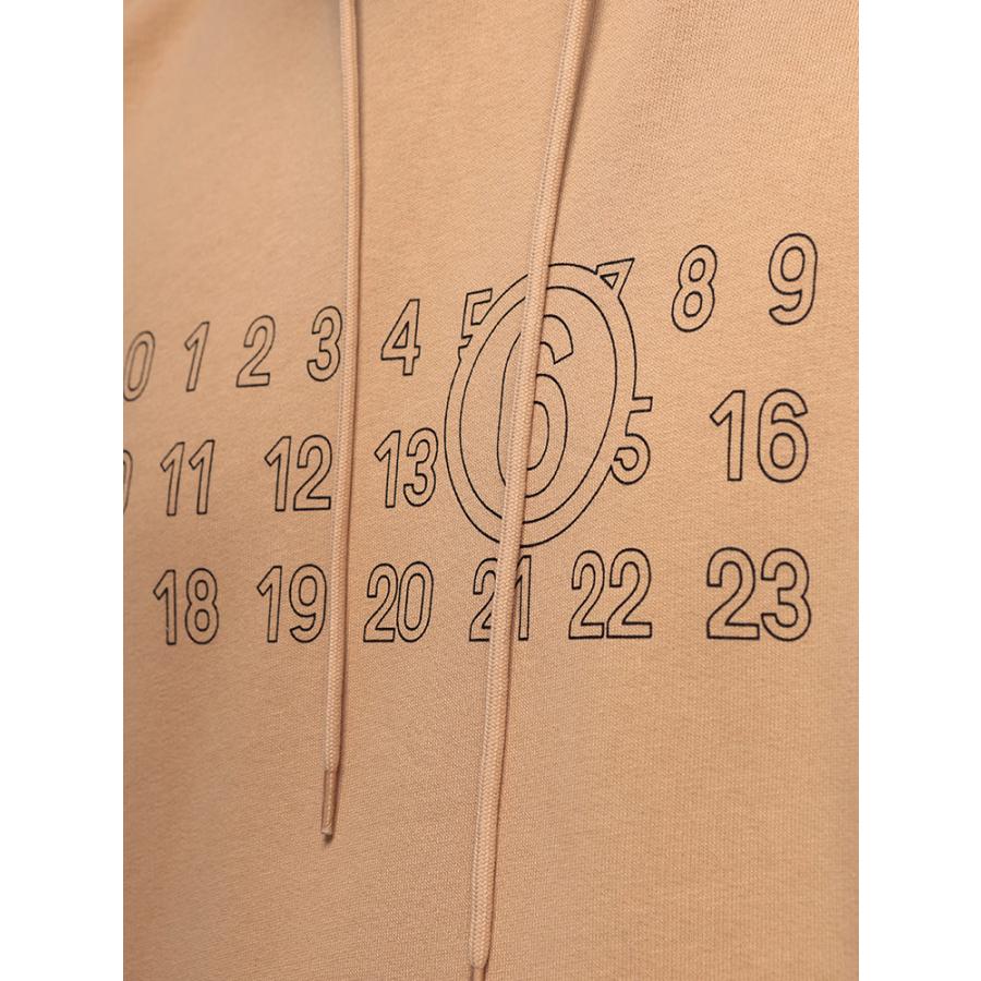 エムエムシックス メゾン マルジェラ メンズ  MM6 Maison Margiela ナンバリング プルオーバー パーカー MM6GU0035M25025の画像