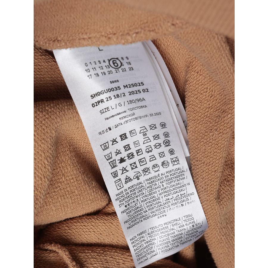 エムエムシックス メゾン マルジェラ メンズ  MM6 Maison Margiela ナンバリング プルオーバー パーカー MM6GU0035M25025の画像