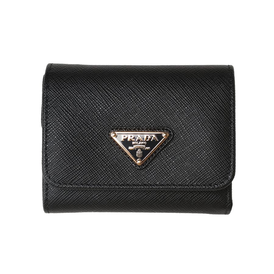 プラダ PRADA サフィアーノ トライアングルロゴ 二つ折り財布 PRL1MH043QHH ブランド 財布 誕生日 プレゼントの画像