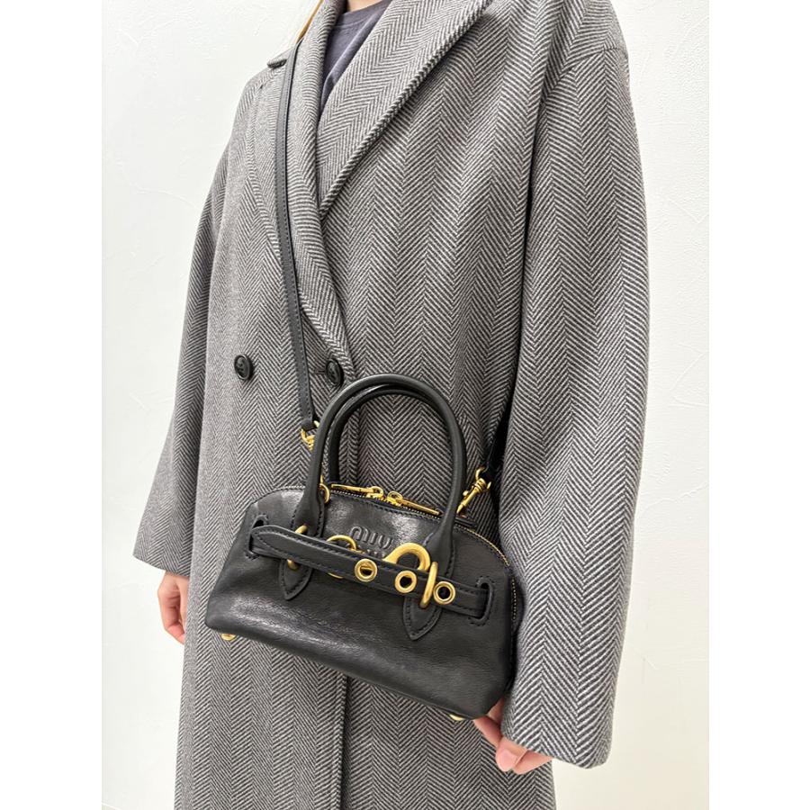 miu miu（ミュウミュウ） アバンチュール ミニ ナッパレザー バッグ