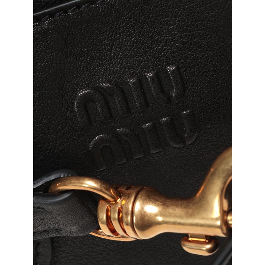 限定値下げ 新品同様 MIUMIU ミュウミュウ ナッパレザー ミニバッグ miu miu（ミュウミュウ） ナッパレザー ミニバッグ 5NF460_AEFX_F0NBL