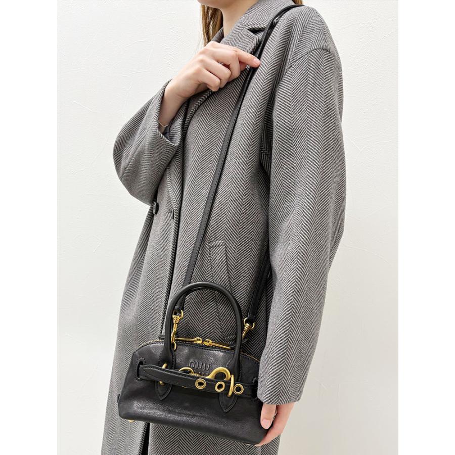 miu miu（ミュウミュウ） アバンチュール ミニ ナッパレザー バッグ