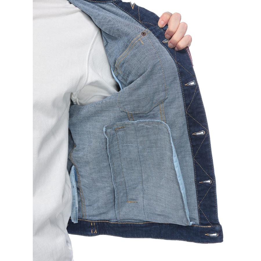 DSQUARED2（ディースクエアード） ペイント フルボタン デニム