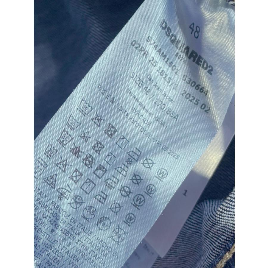 DSQUARED2（ディースクエアード） ペイント フルボタン デニム