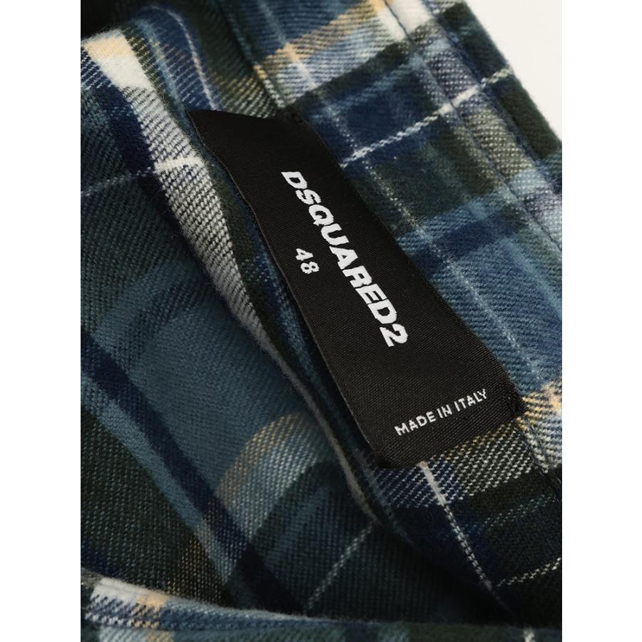 DSQUARED2（ディースクエアード） シャツ 長袖 メンズ フランネル
