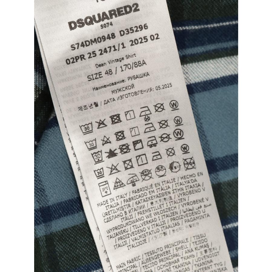 DSQUARED2（ディースクエアード） シャツ 長袖 メンズ フランネル