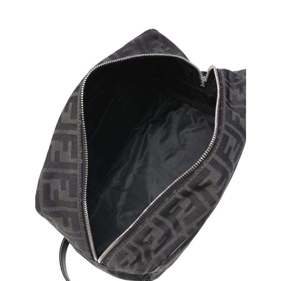 フェンディ バッグ 鞄 FENDI メンズ FFジャカード 総ロゴ ファブリック ポーチ クラッチバッグ セカンドバッグ FD7N0141ALWKの画像