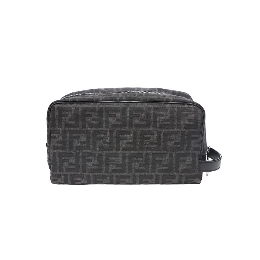 フェンディ バッグ 鞄 FENDI メンズ FFジャカード 総ロゴ ファブリック ポーチ クラッチバッグ セカンドバッグ FD7N0141ALWKの画像