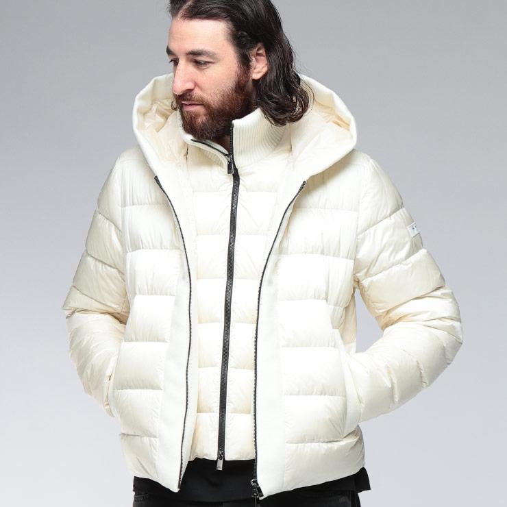 TATRAS タトラス ダウン ブルゾン ウールコンビ フルジップ