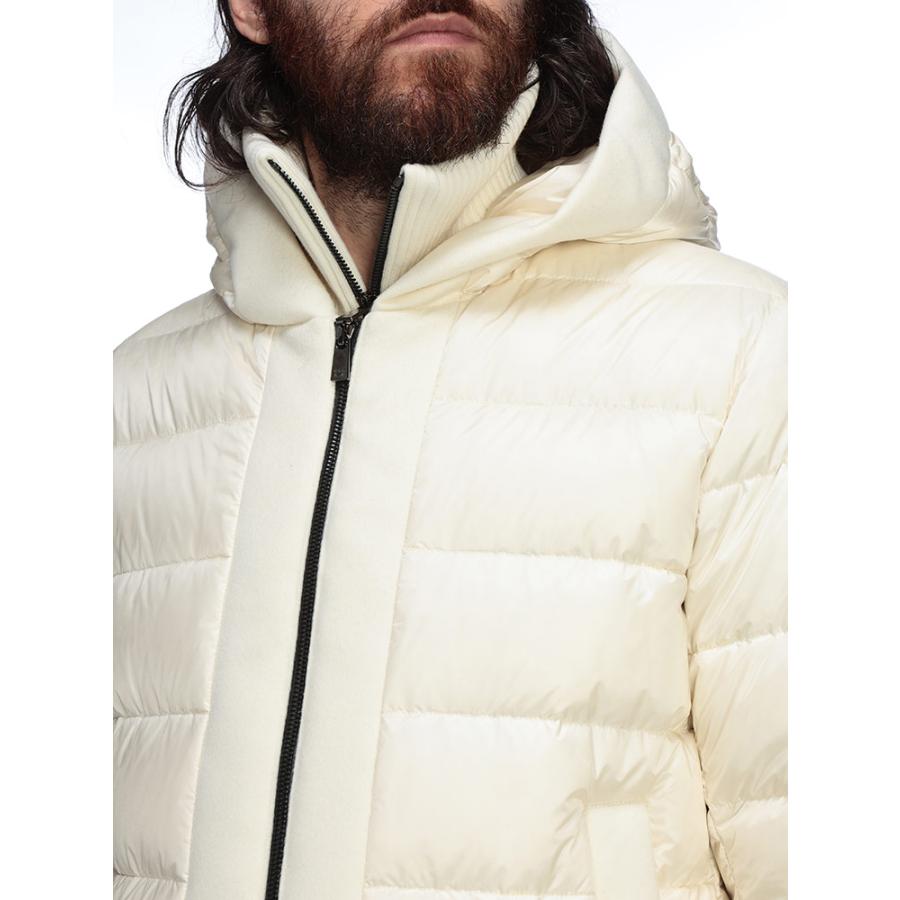 TATRAS（タトラス） メンズ ダウン ブルゾン ウールコンビ フルジップ