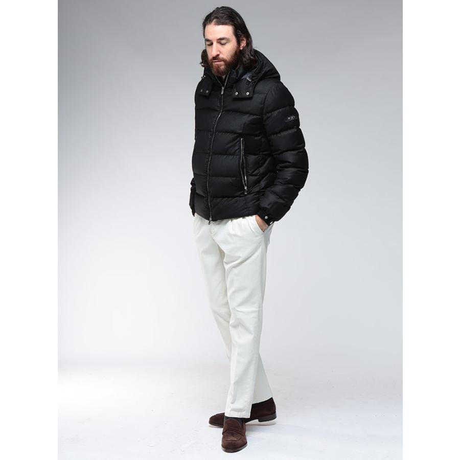 TATRAS（タトラス） ダウン ブルゾン フード着脱 ウールシルク