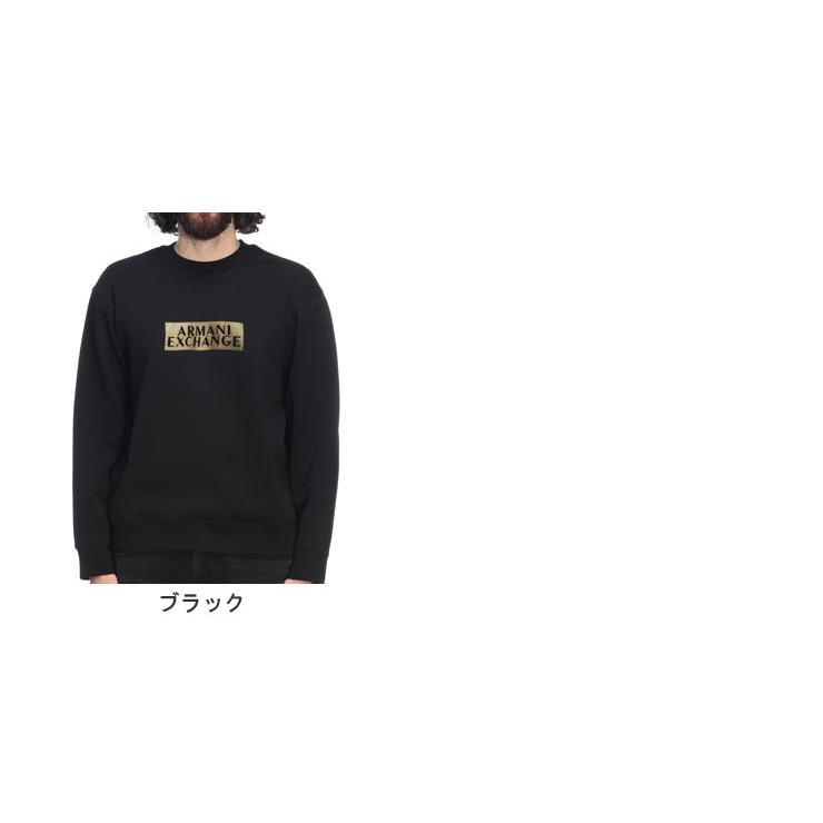 Armani Exchange ブラック トレーナー S ARMANI EXCHANGE アルマーニ エクスチェ メンズ ンジ スウェット