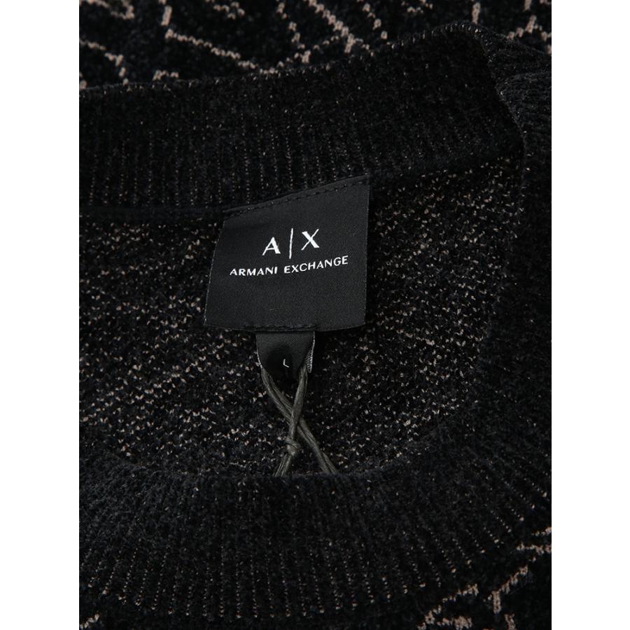 ARMANI EXCHANGE アルマーニ エクスチェンジ ニット ジャガードロゴ 