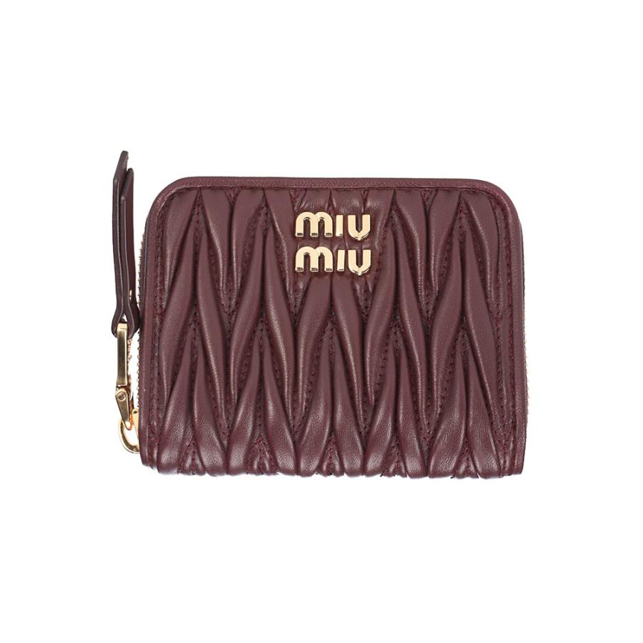 miu miu（ミュウミュウ） ウォレット レディース ナッパレザー